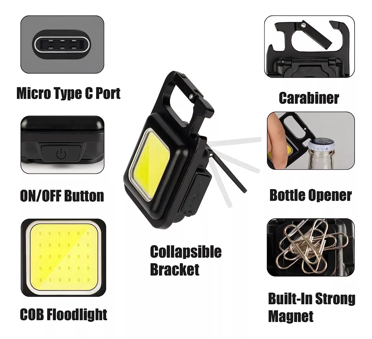 Mini Luz Táctica Pro 800