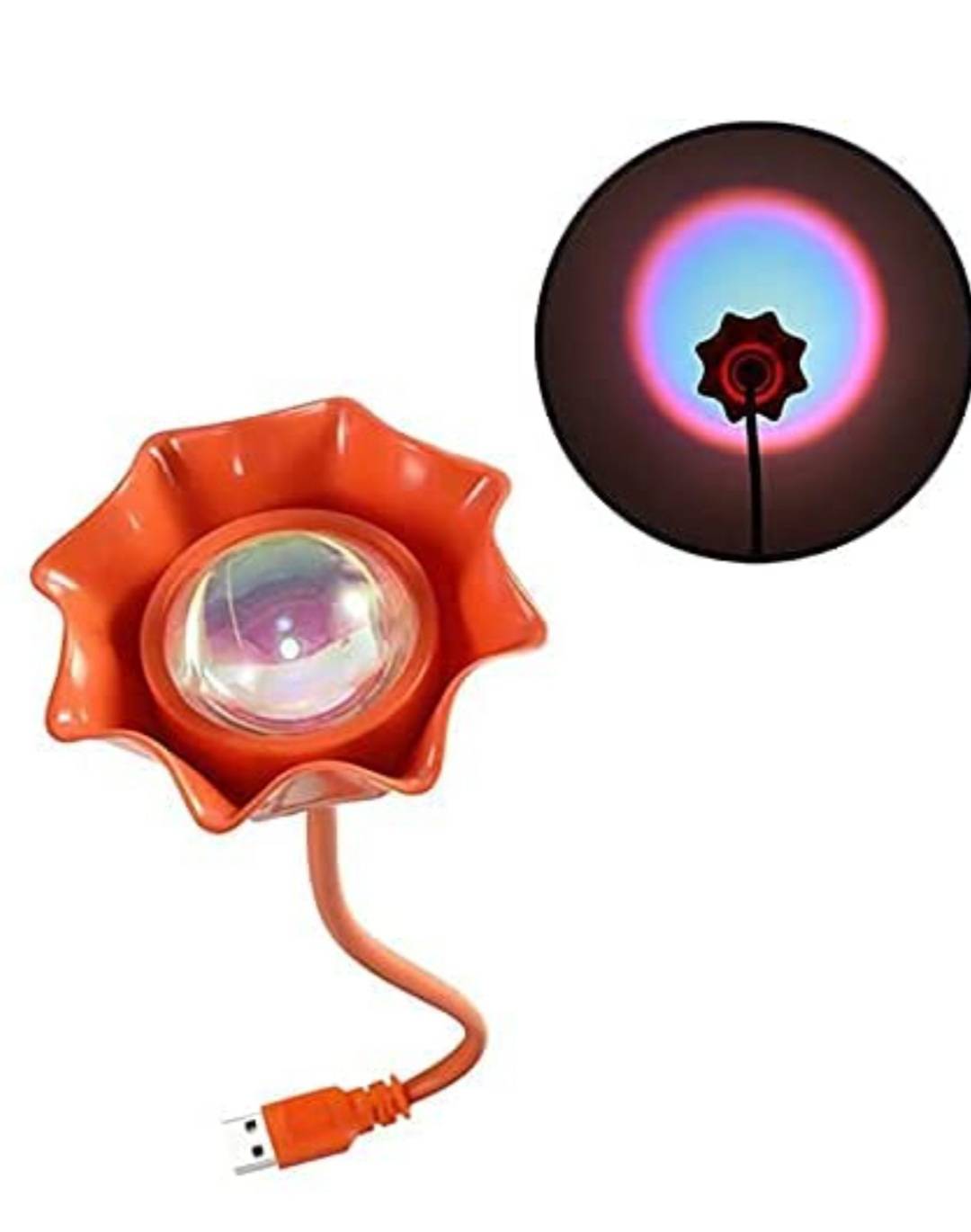 LAMPARA SUN SET FLOR USB